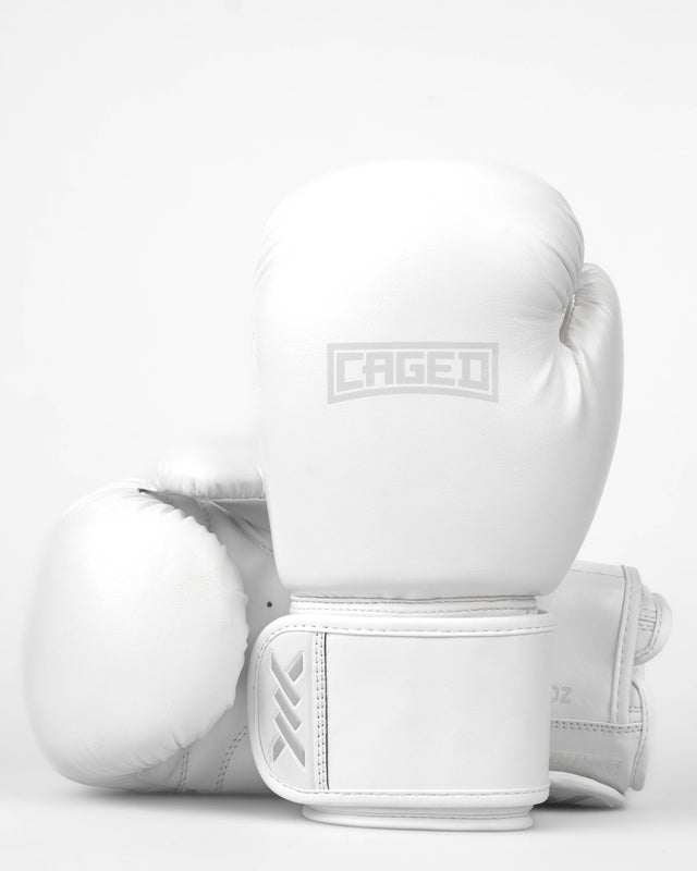 Caged Boxhandschuhe Shadow - Weiss/Weiss