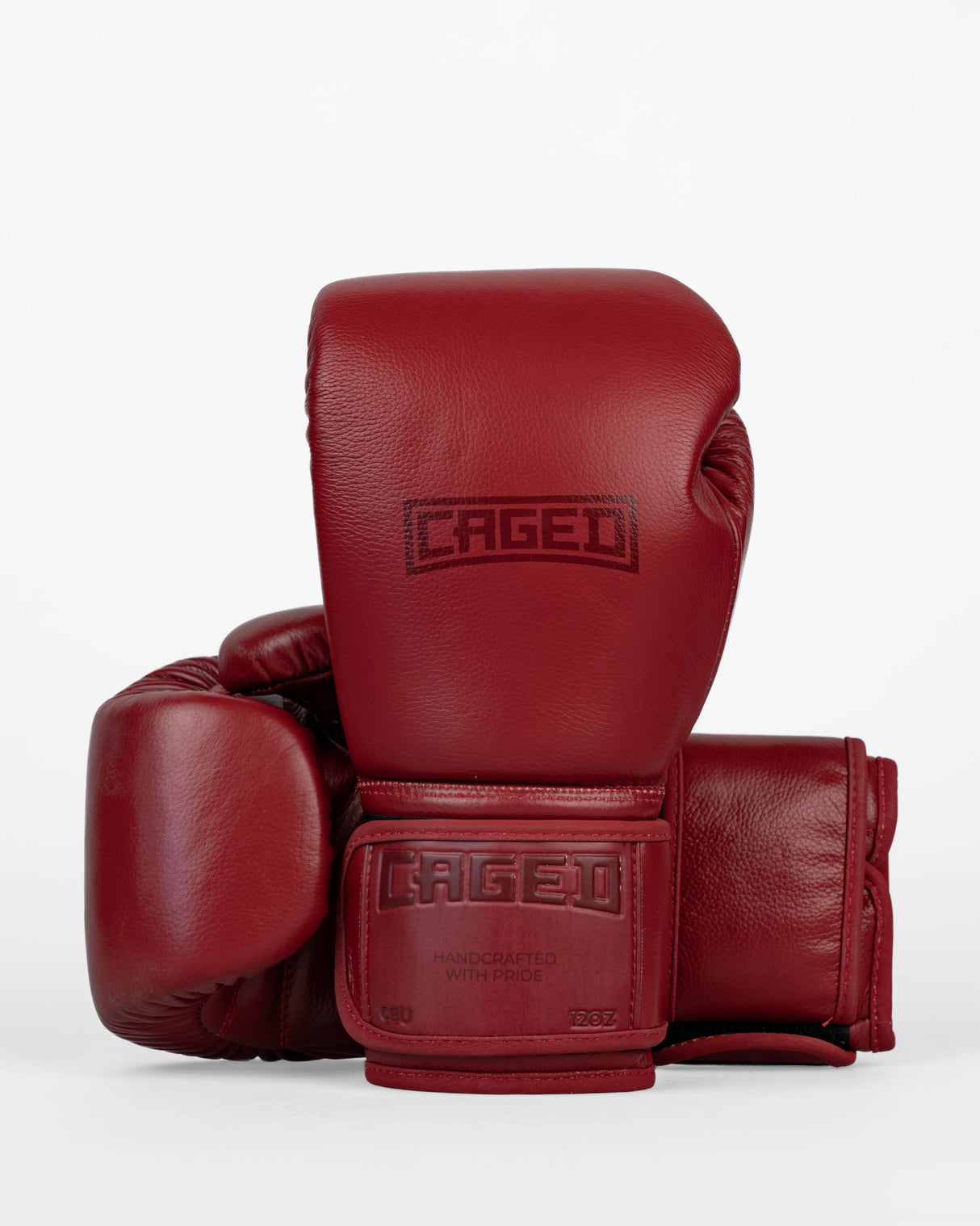 Caged Boxhandschuhe 'X' Series - Bordeauxrot