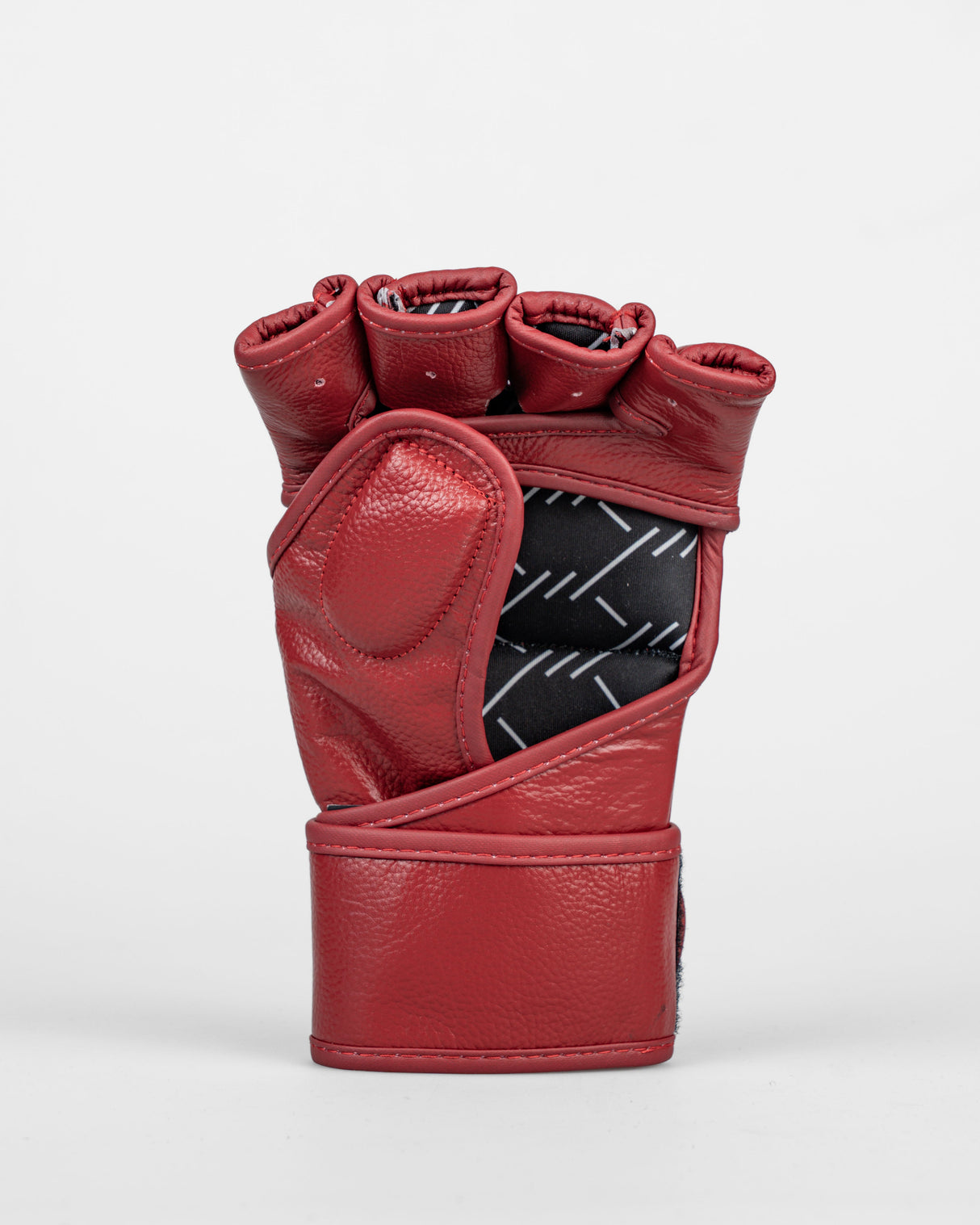 Caged MMA Handschuhe 'X' Series - Bordeauxrot/Weiss