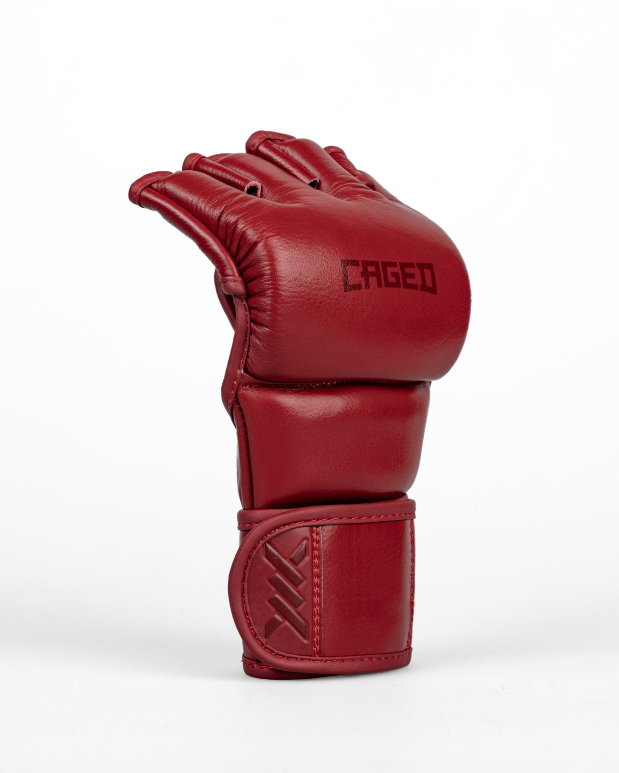 Caged MMA Handschuhe 'X' Series - Bordeauxrot