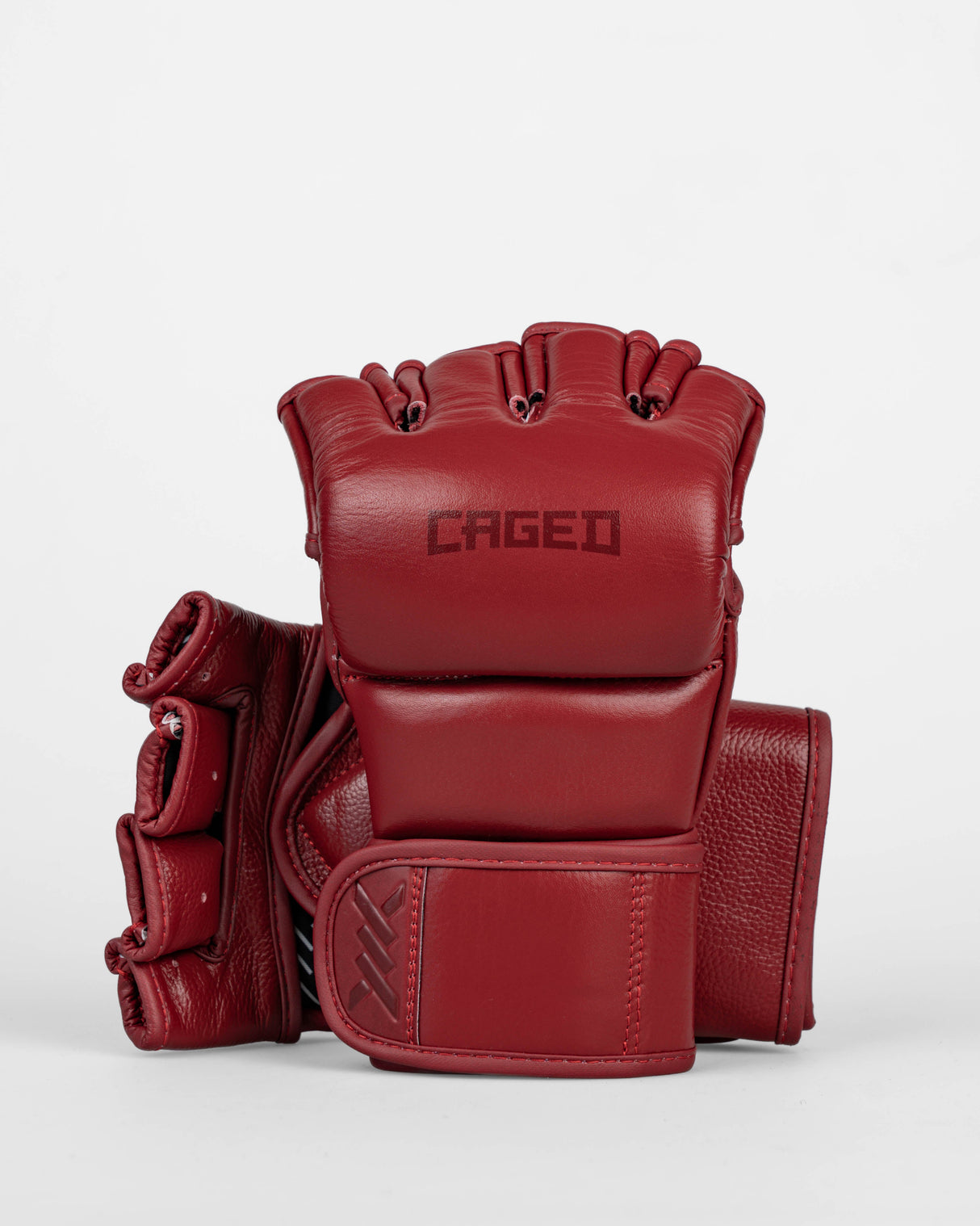 Caged MMA Handschuhe 'X' Series - Bordeauxrot