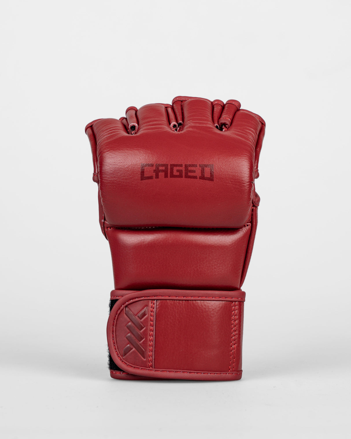 Caged MMA Handschuhe 'X' Series - Bordeauxrot