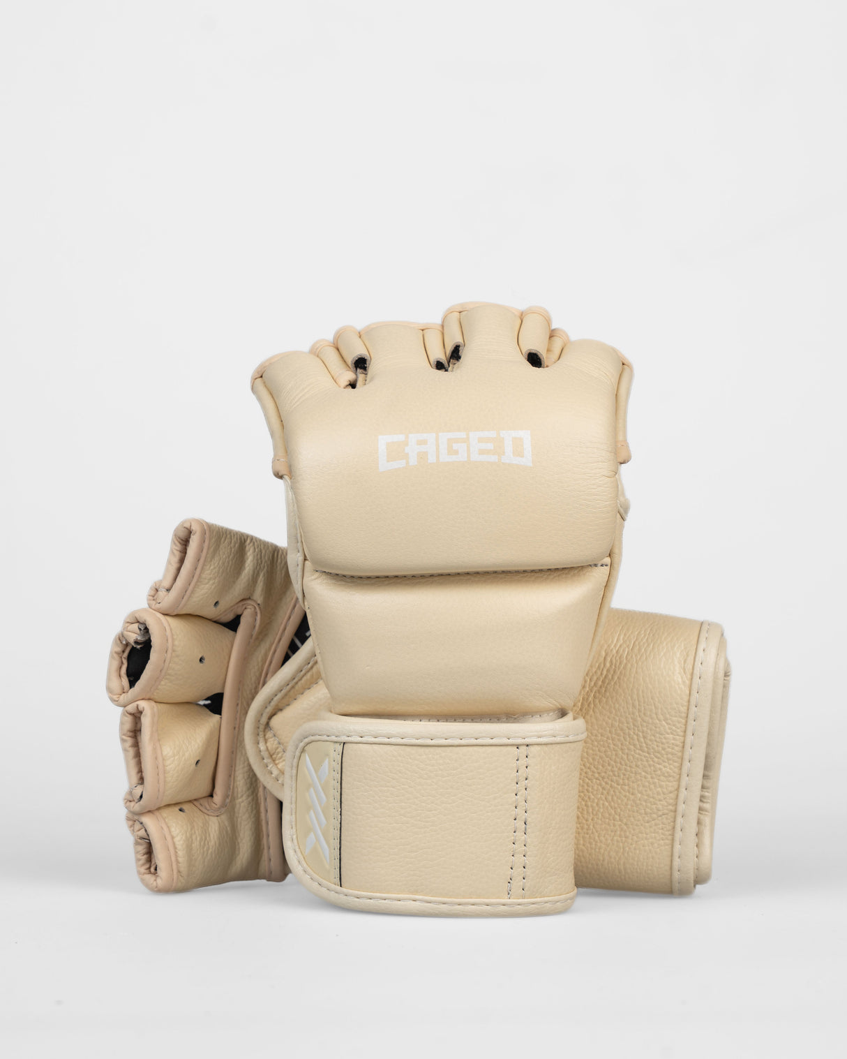 Caged MMA Handschuhe 'X' Series - Cremeweiss