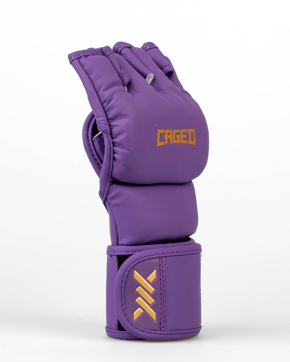 Caged MMA-Handschuhe Shadow - Lila/Gold