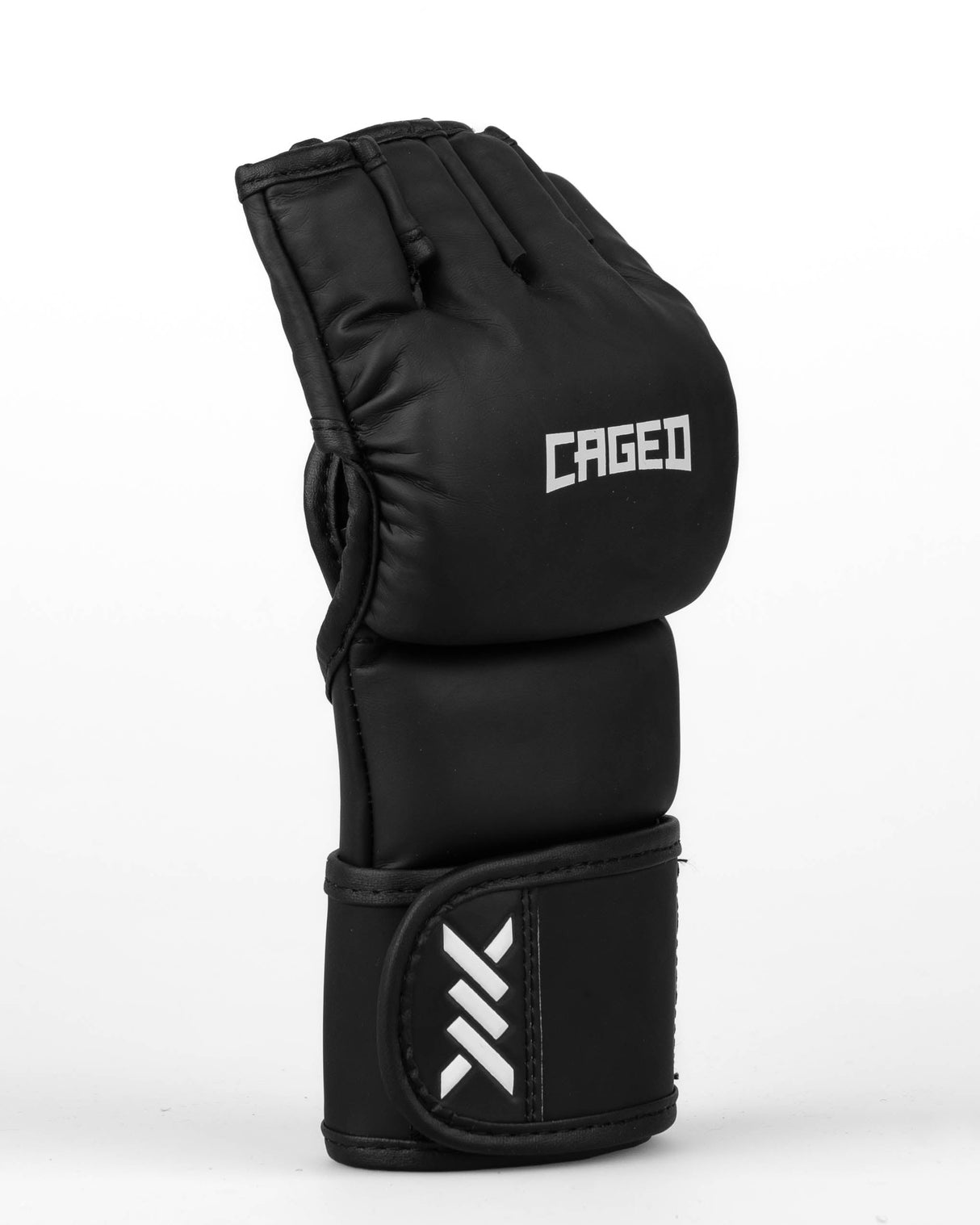 Caged MMA-Handschuhe Shadow - Mattschwarz/Weiss