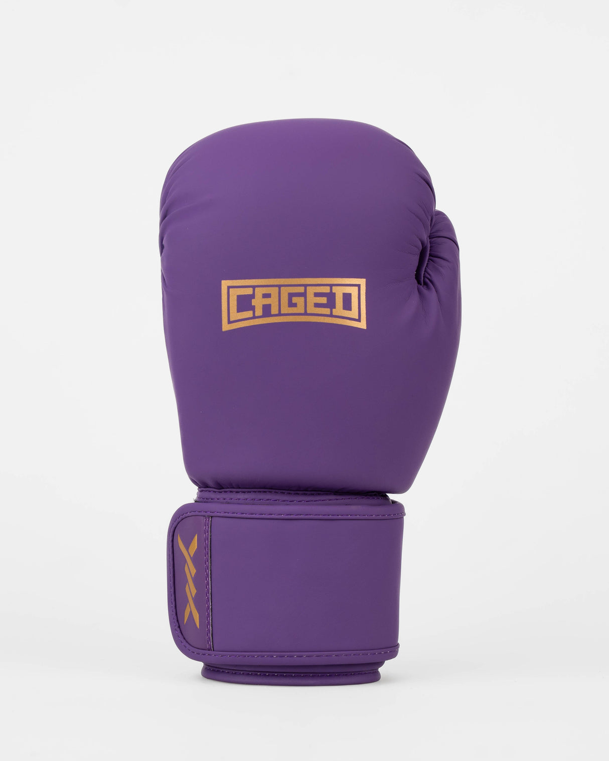 Caged Boxhandschuhe Shadow - Lila/Gold