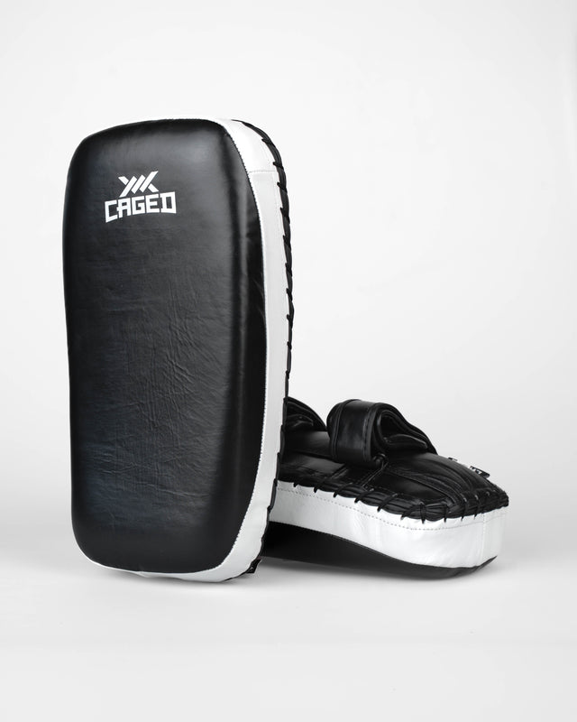 Caged Thai Pads 'X' Series - Schwarz