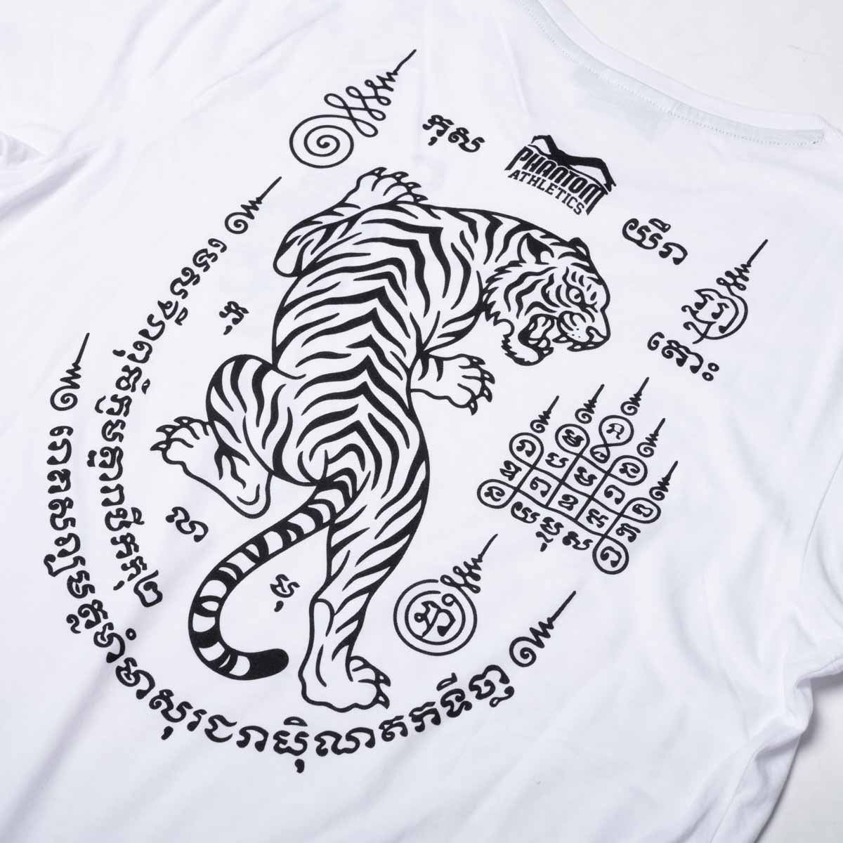 Phantom Athletics T-Shirt Tiger Yant - Weiß
