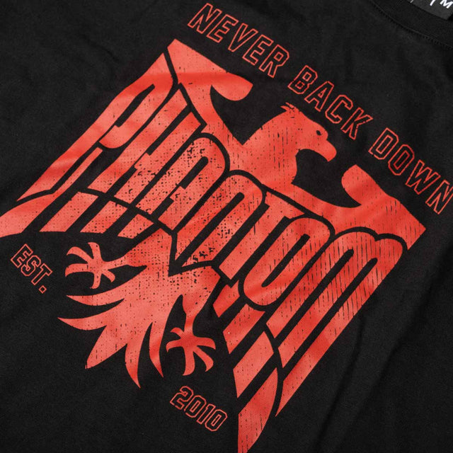 Phantom Athletics T-Shirt Germany Never Back Down - Schwarz/Rot
