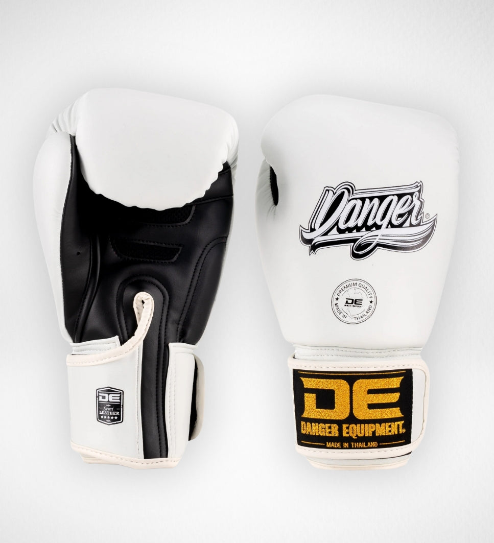 Danger Boxhandschuhe Super Max - Weiss/Schwarz