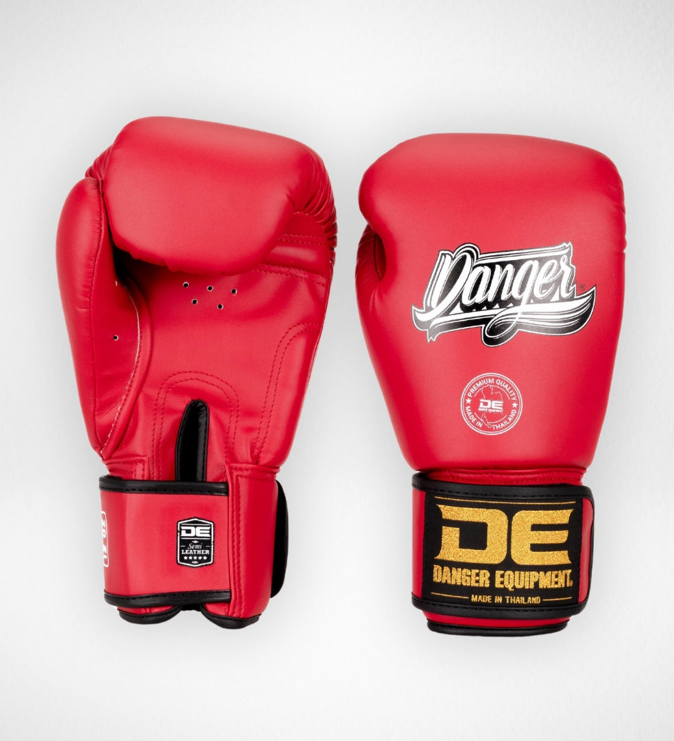 Danger Boxhandschuhe Classic Thai - Rot