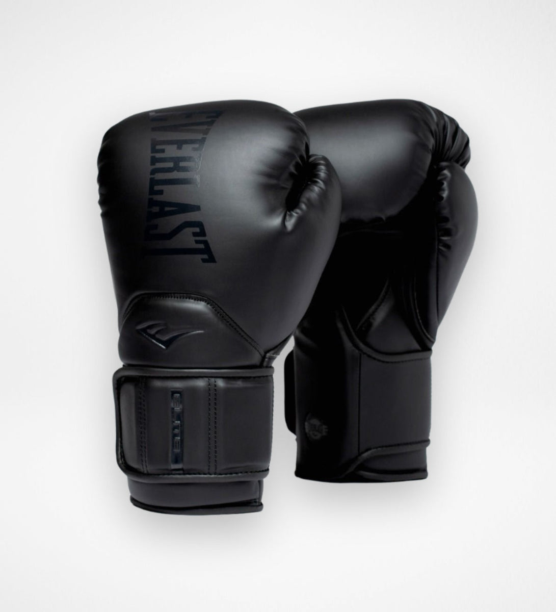 Everlast Boxhandschuhe Elite 2 Pro – Schwarz/Schwarz – The Fight Company Deutschland