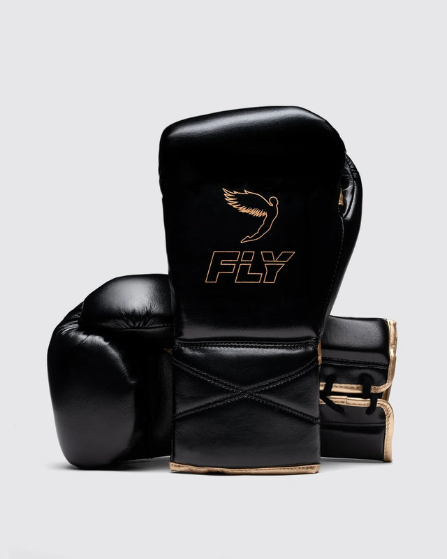 Fly Boxhandschuhe Superlace Pro X 2 - Schwarz/Gold