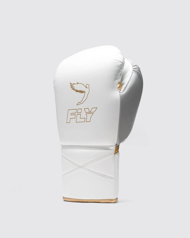 Fly Boxhandschuhe Superlace Pro X 2 - Weiß/Grau/Gold
