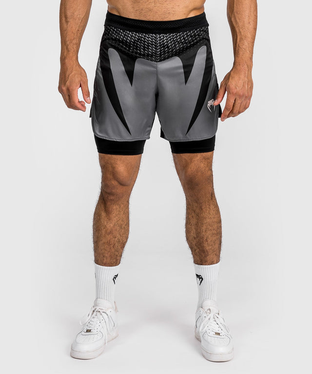 Venum MMA Shorts Attack - Schwarz/Grau