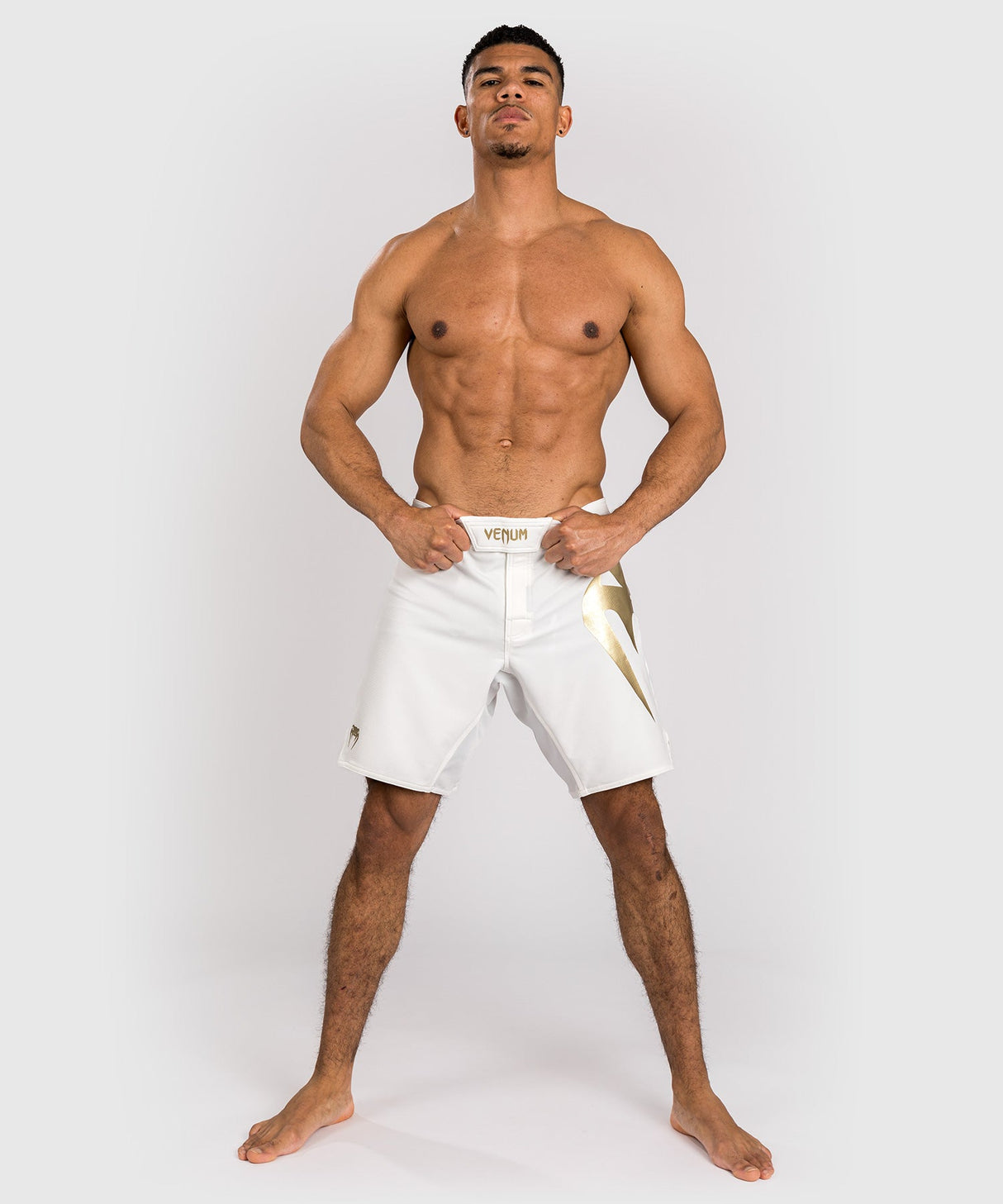 Venum MMA Shorts Light 5.0 - Weiss/Gold