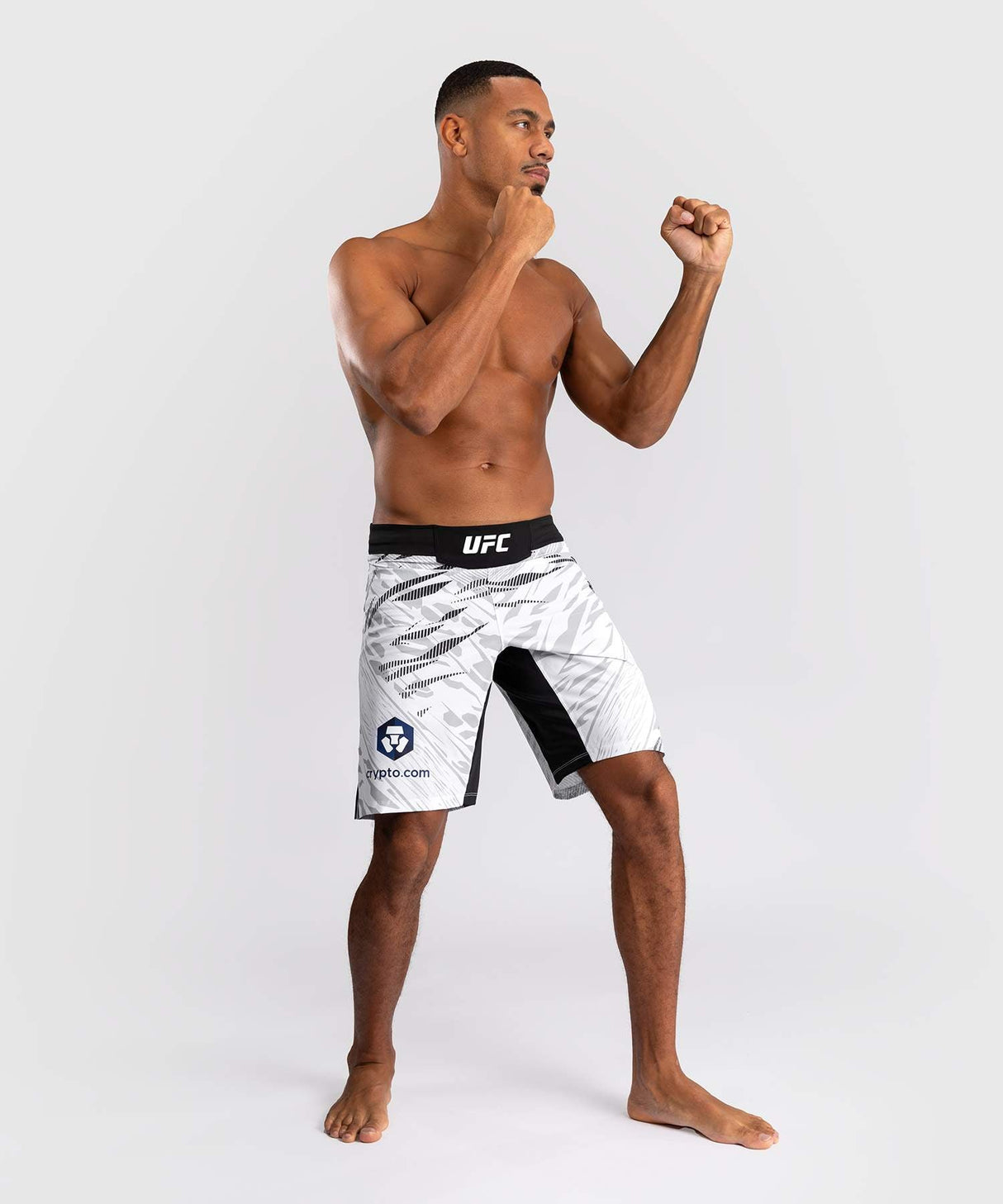 UFC Venum MMA Shorts Fight Night Fusion Long Fit – Weiss