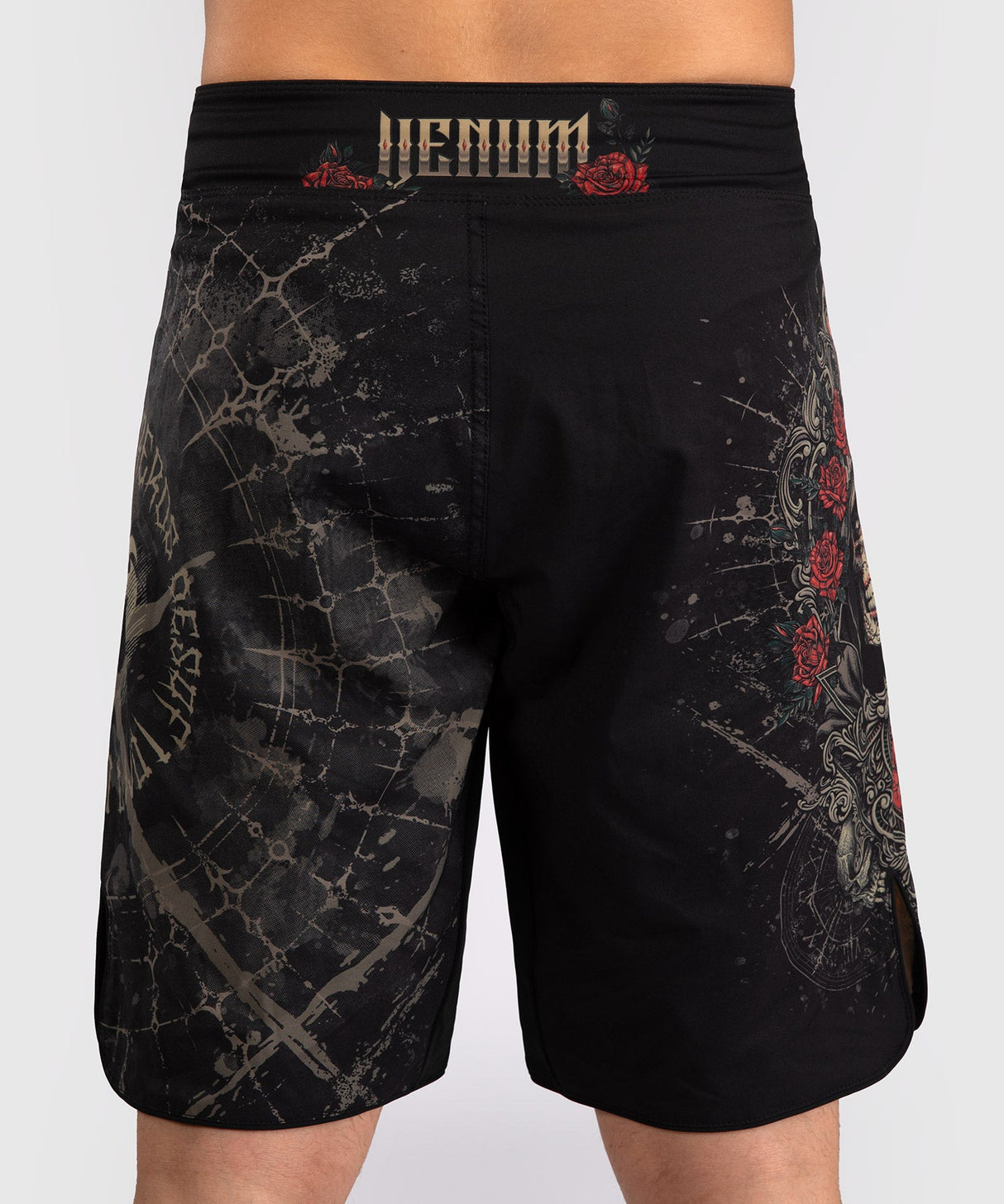 Venum MMA Shorts Santa Muerte 5.0 – Schwarz/Gold