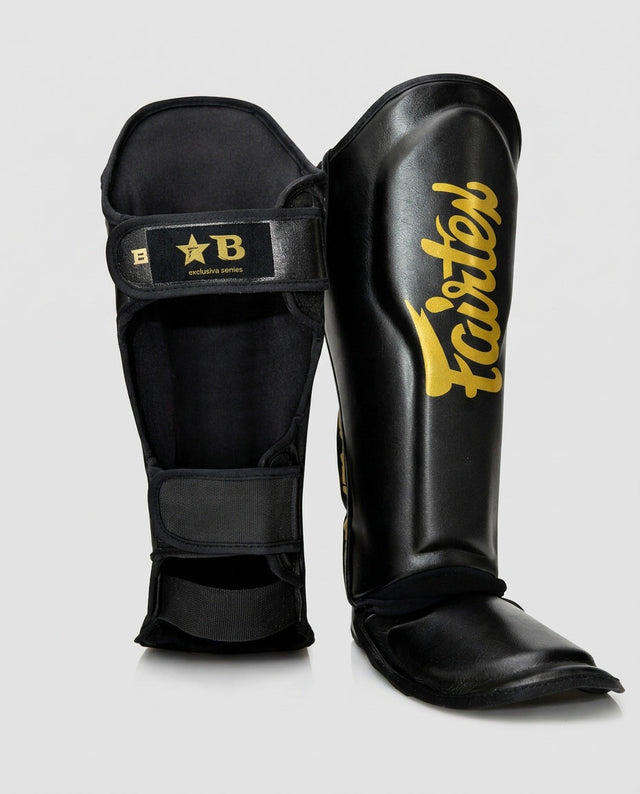 Fairtex Schienbeinschoner FXB – Schwarz/Gold