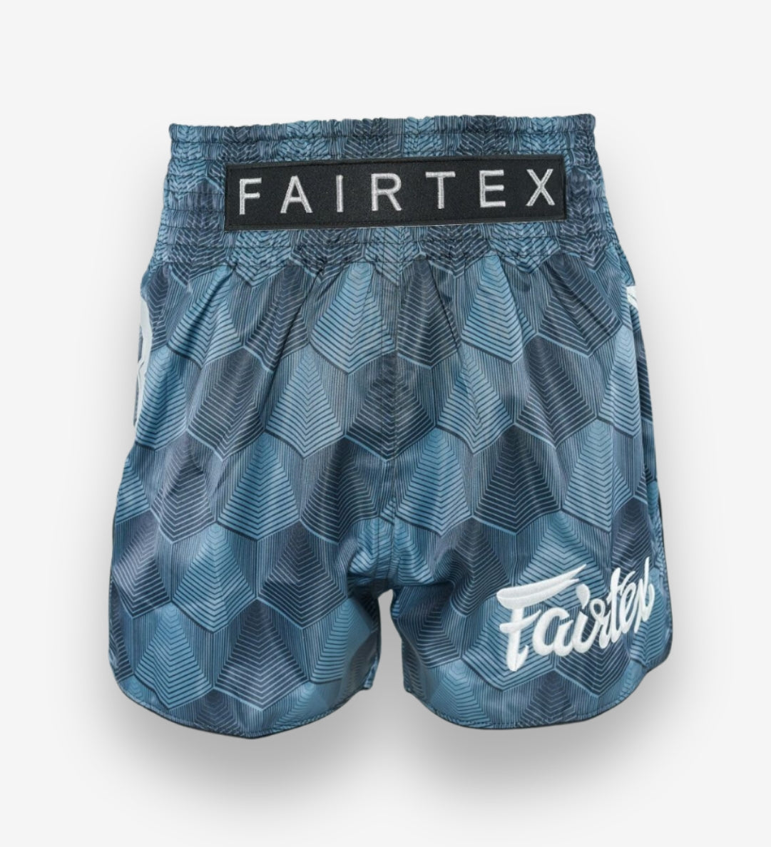 Fairtex Muay Thai Shorts FXB Stealth - Grau/Blau