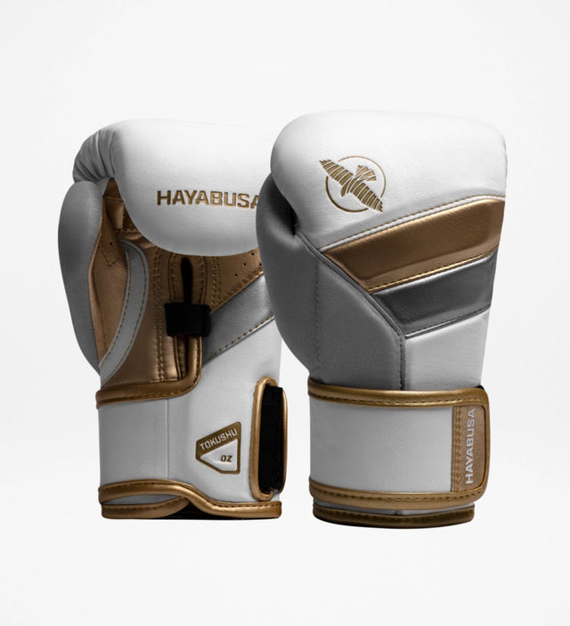 Hayabusa Boxhandschuhe T3 Kids – Weiss/Gold