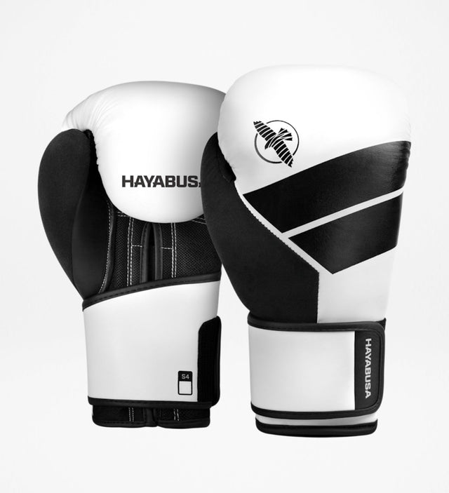 Hayabusa Boxhandschuhe S4 – Weiss/Schwarz