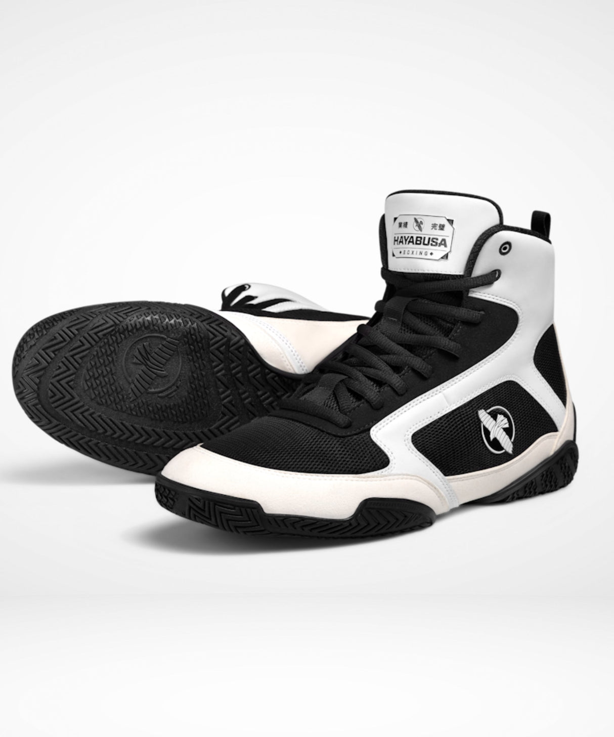 Hayabusa Boxschuhe Pro - Weiss/Schwarz