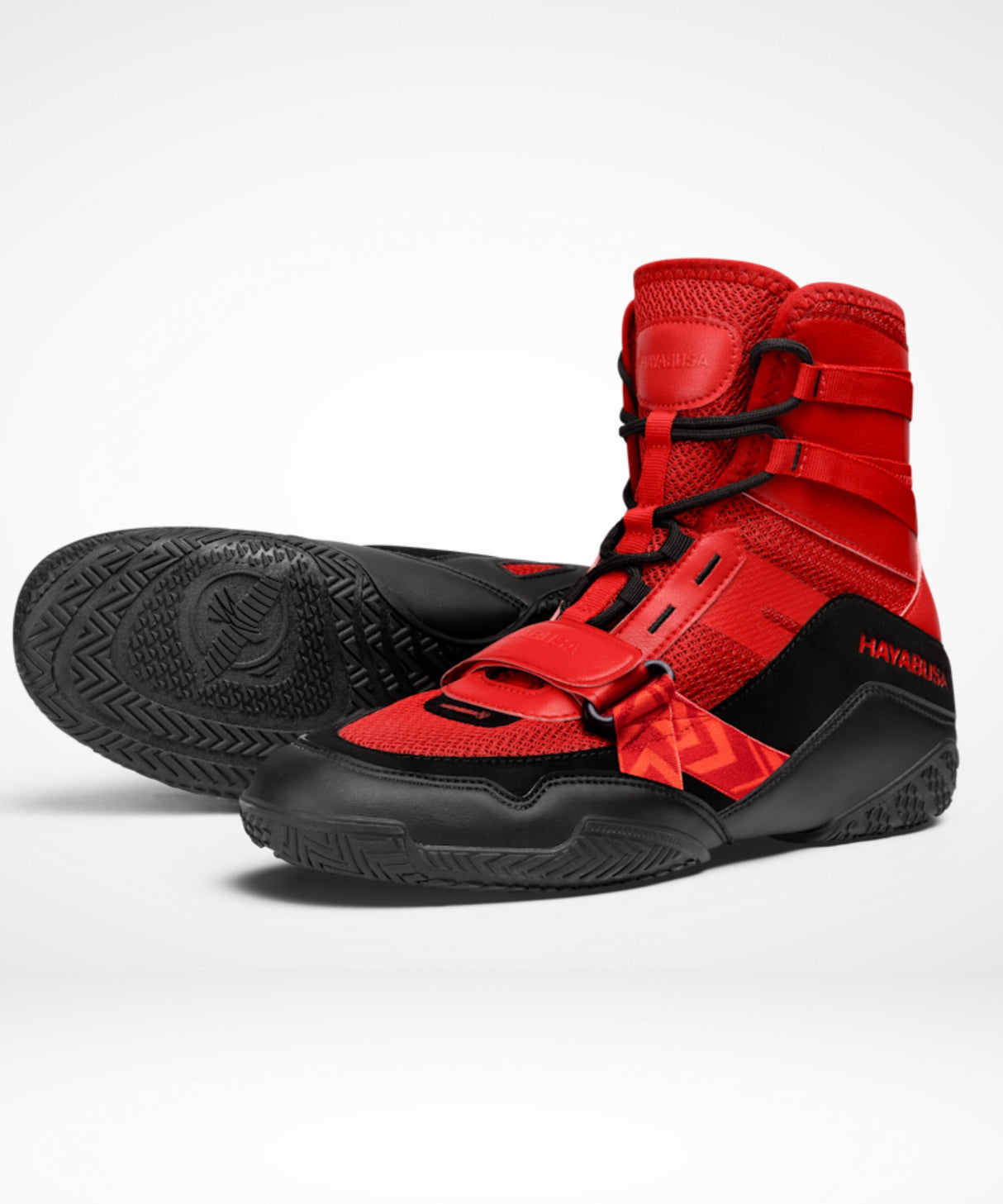 Hayabusa Boxschuhe Strike - Rot/Schwarz