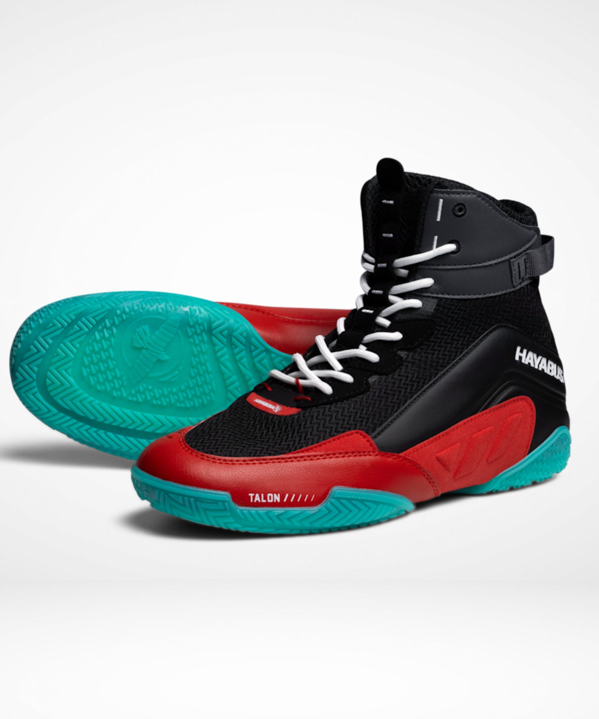 Hayabusa Boxschuhe Talon - Schwarz/Rot/Blau
