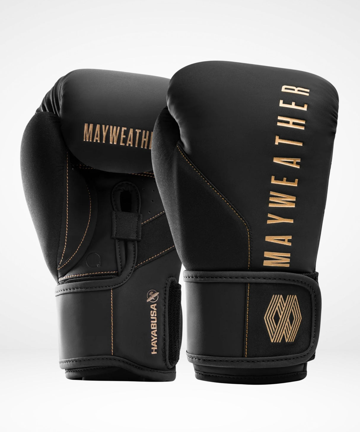 Hayabusa x Mayweather Boxhandschuhe Champ - Schwarz/Gold