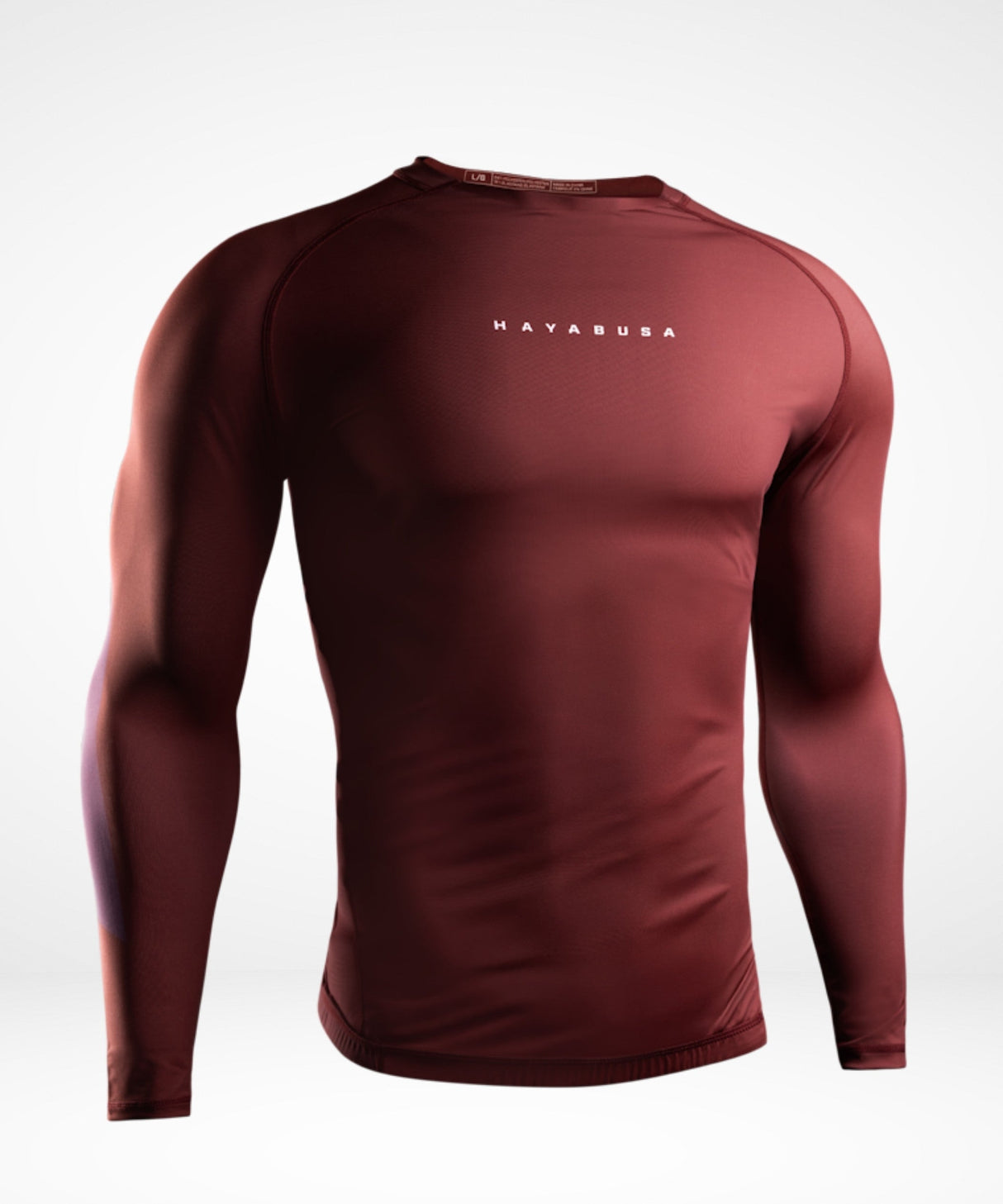 Hayabusa Rashguard Core Langarm - Rot