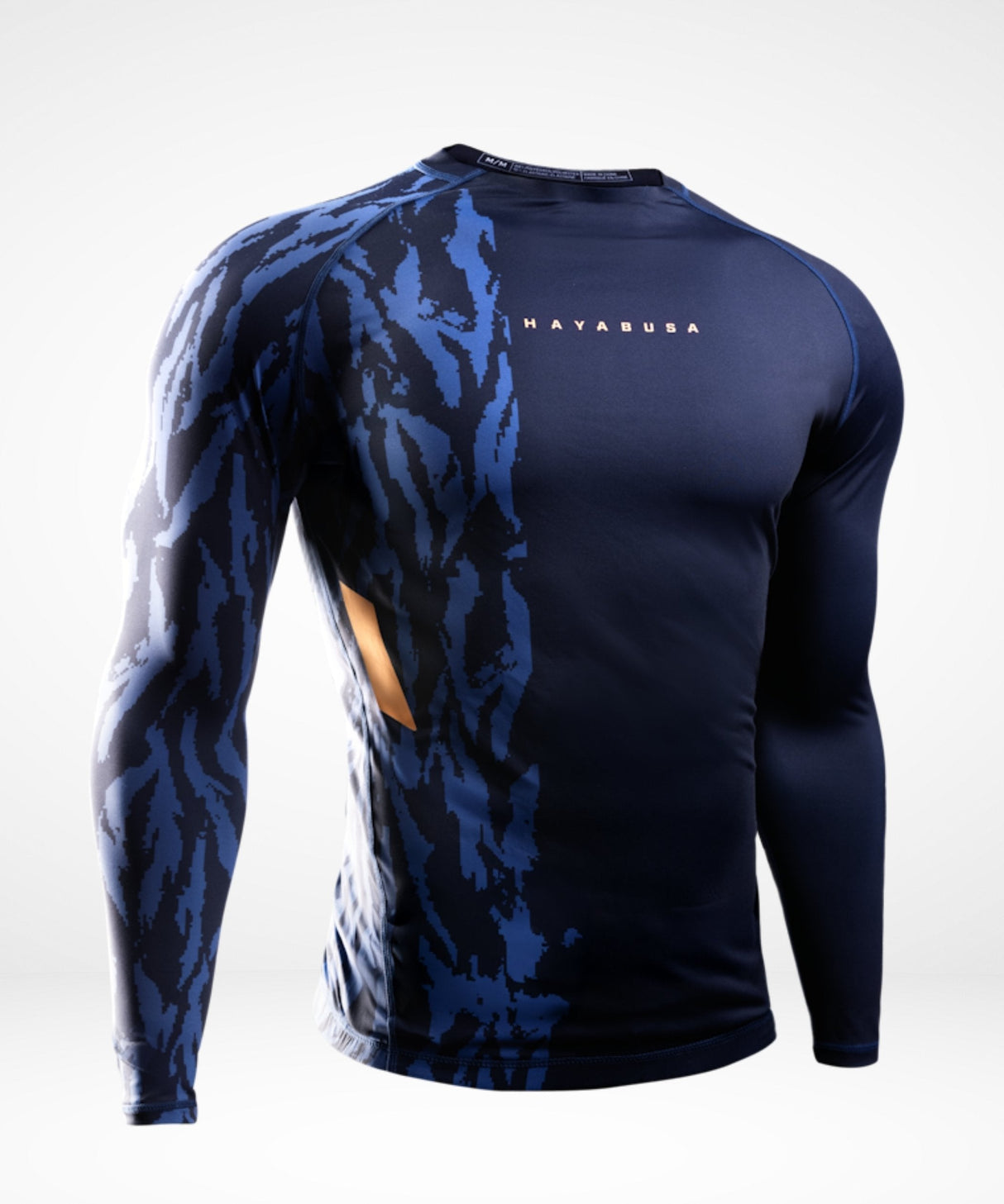 Hayabusa Rashguard Apex Langarm - Dunkelblau