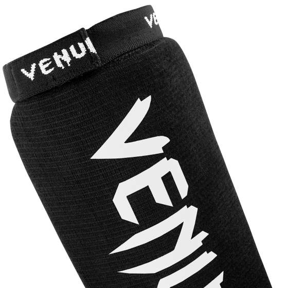 Venum Kontact Schienbeinschoner ohne Fuss – Schwarz/Weiss