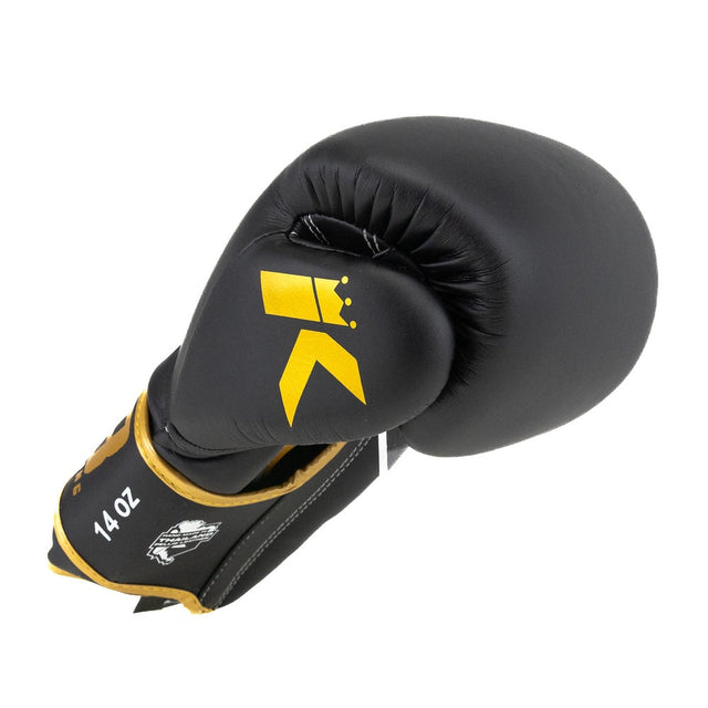 King Pro Boxing Boxhandschuhe BGK – Schwarz/Gold