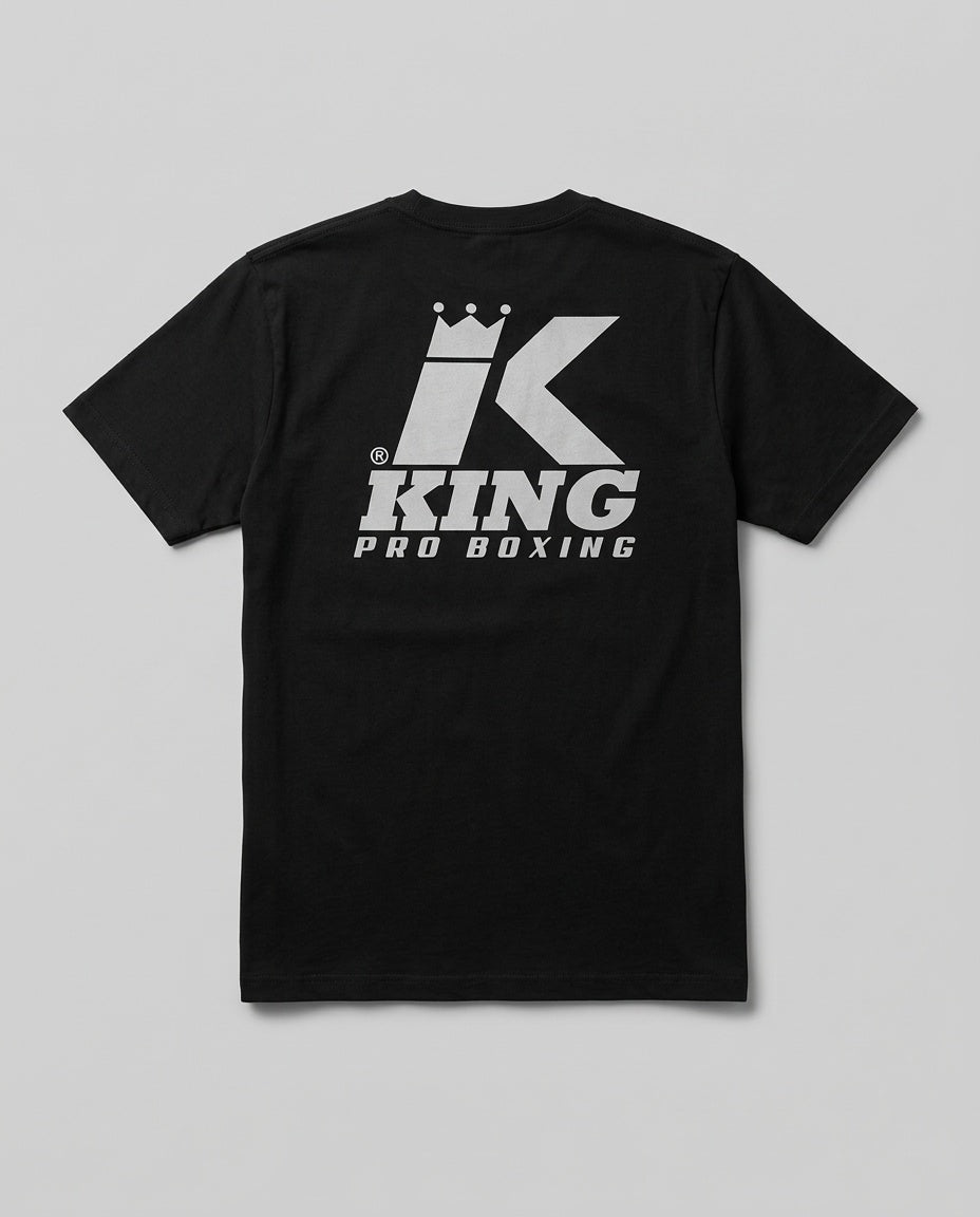 King Pro Boxing T-Shirt Logo – Schwarz