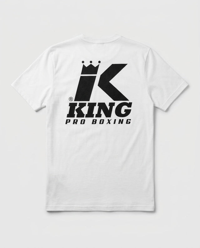 King Pro Boxing T-Shirt Logo – Weiss