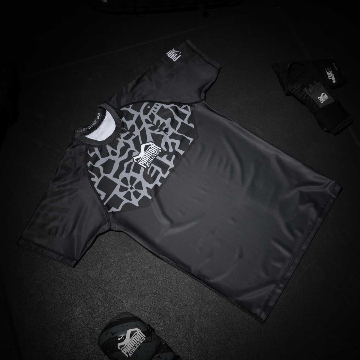 Phantom Athletics Rashguard Groundgame - Schwarz/Grau