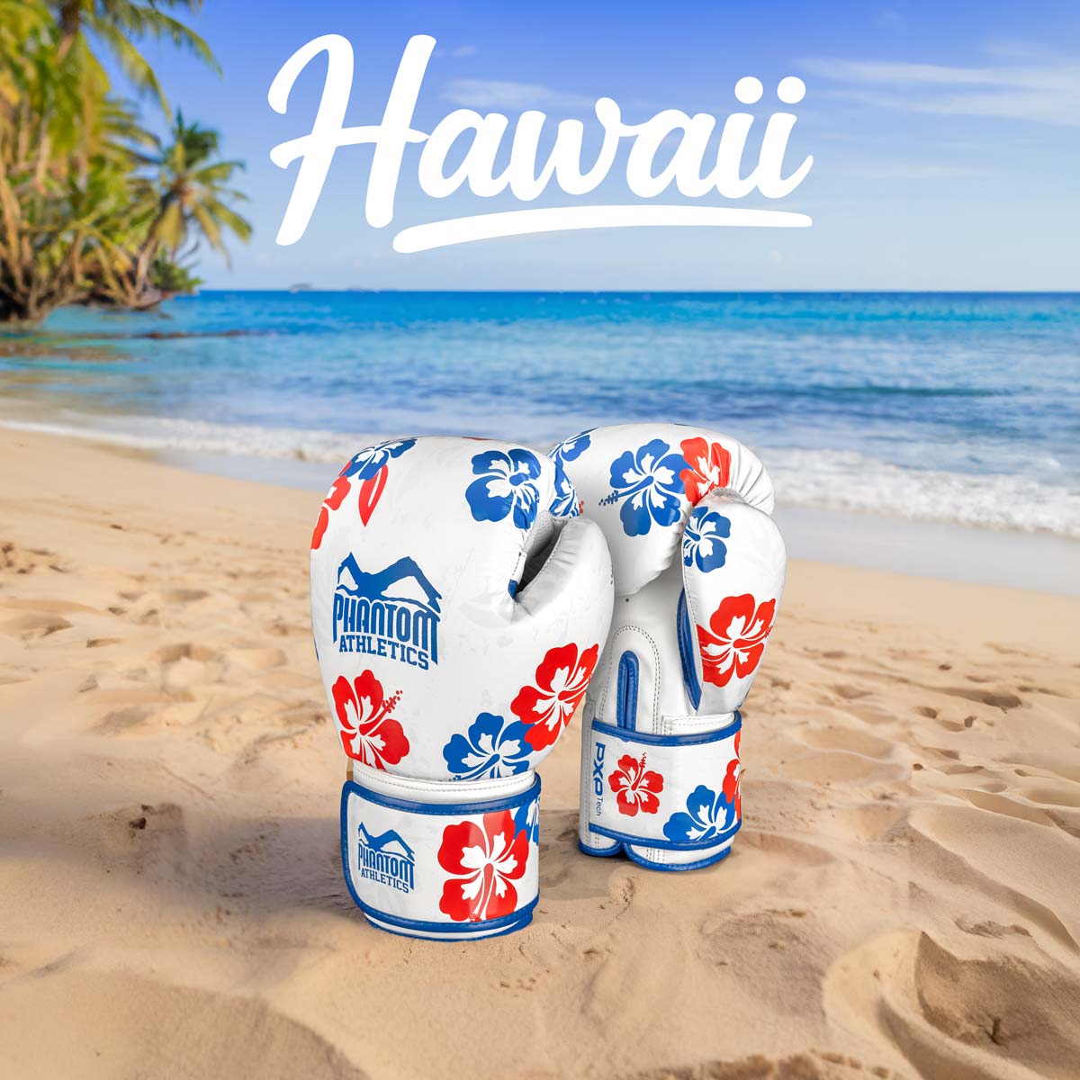 Phantom Athletics Boxhandschuhe Hawaii - Weiß/Blau/Rot