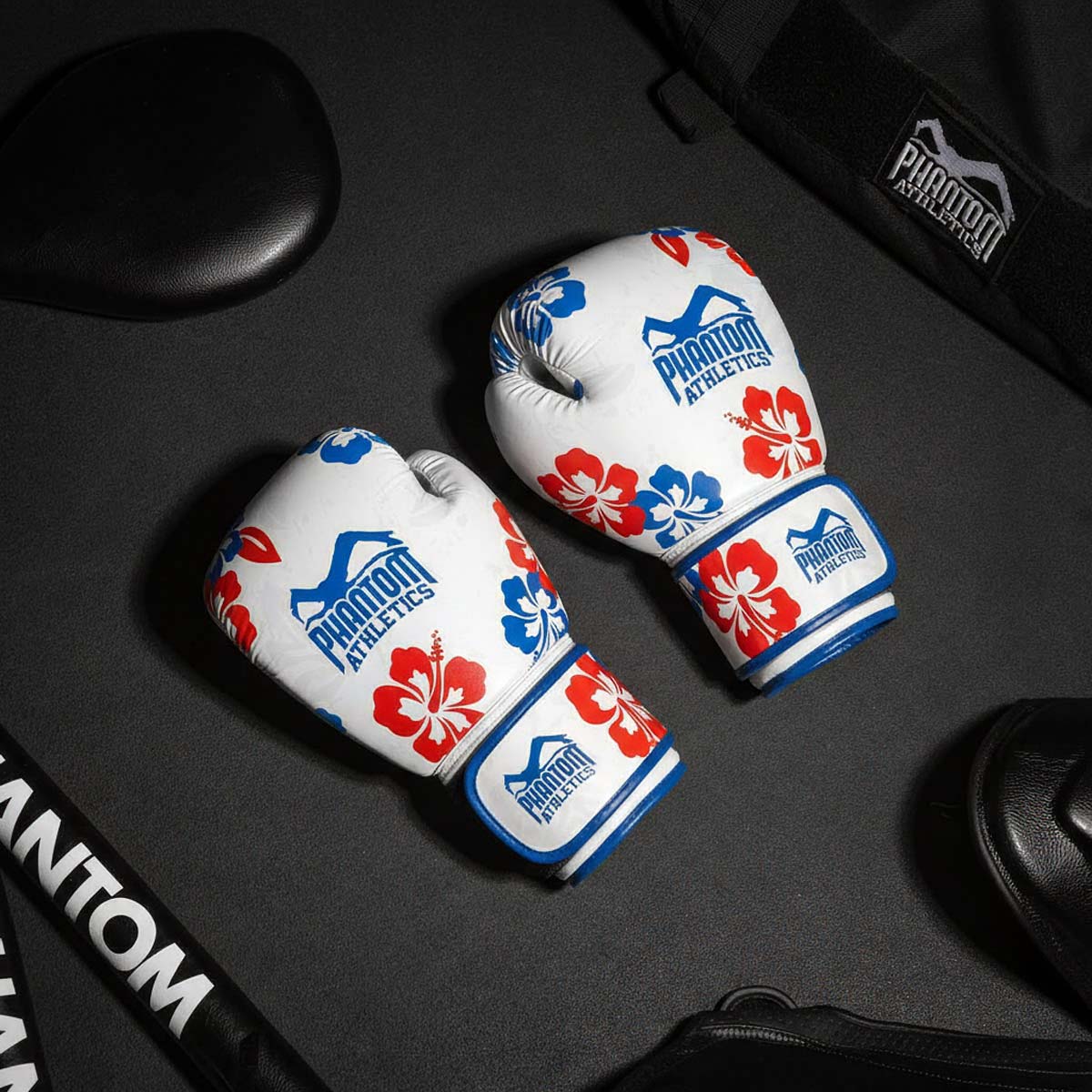 Phantom Athletics Boxhandschuhe Hawaii - Weiß/Blau/Rot