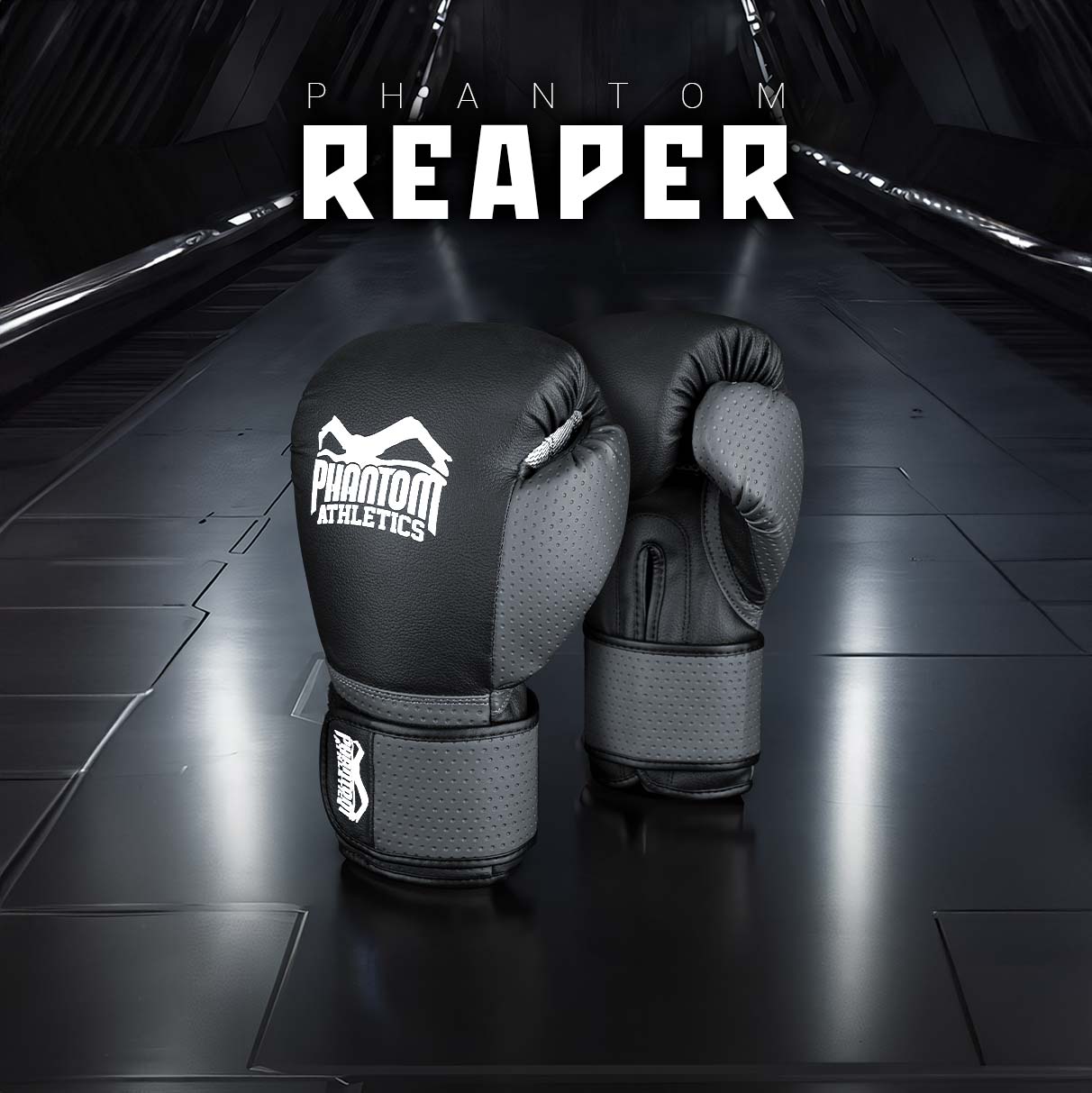 Phantom Athletics Boxhandschuhe Reaper - Schwarz/Grau