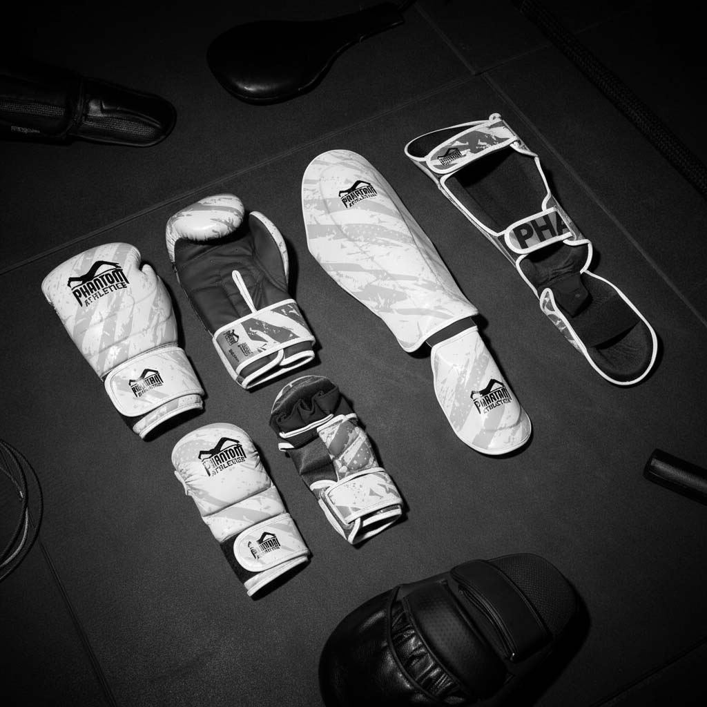 Phantom Athletics MMA Handschuhe Camo Tiger - Weiß