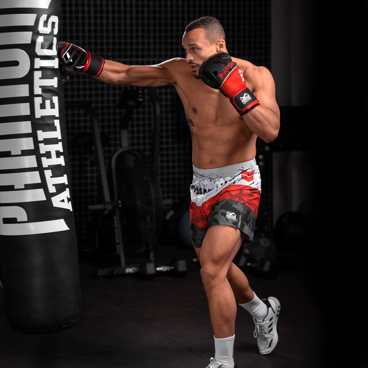 Phantom Athletics Boxhandschuhe Raider - Rot/Schwarz