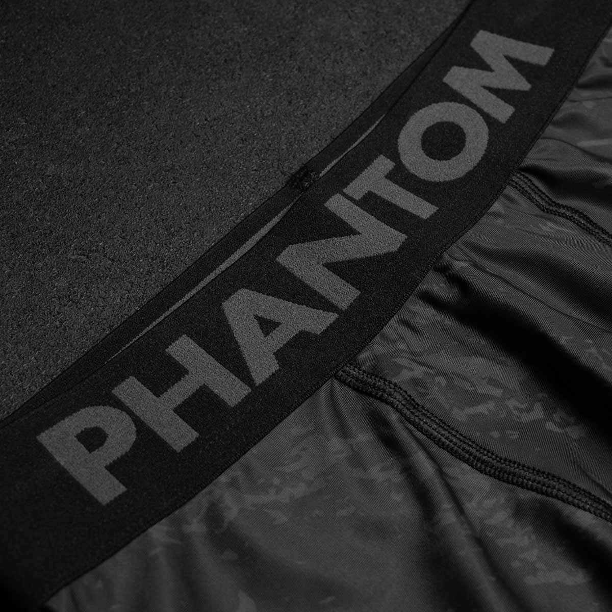 Phantom Athletics Kompressionsshorts Muay Thai - Schwarz/Grau