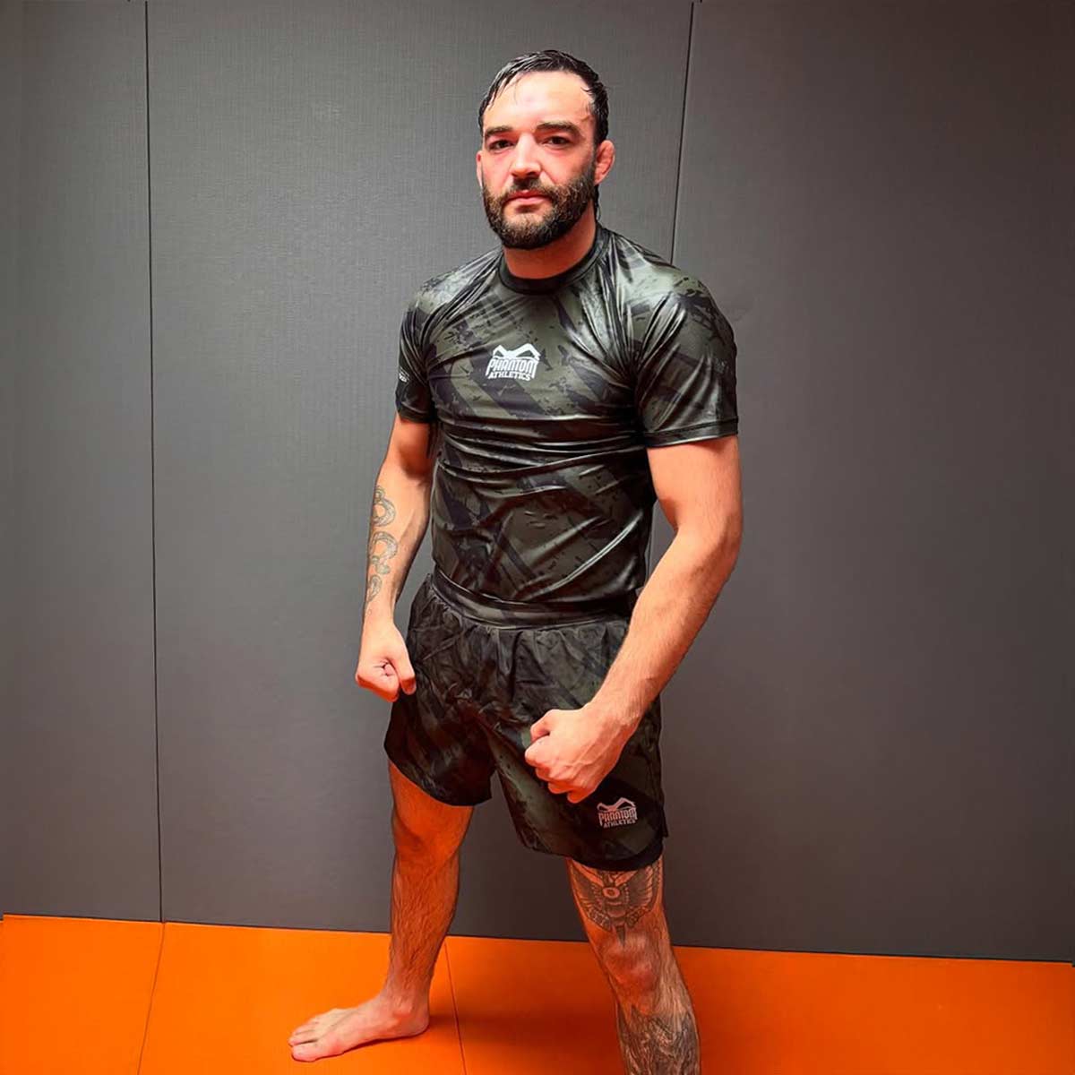 Phantom Athletics MMA Shorts EVO Tiger Camo - Schwarz