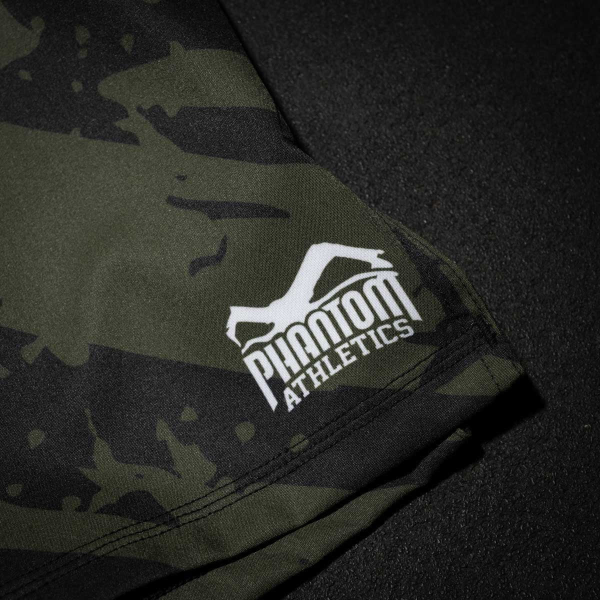 Phantom Athletics MMA Shorts EVO Tiger Camo - Schwarz