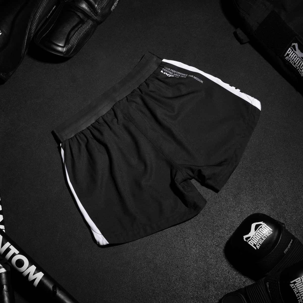 Phantom Athletics MMA Shorts Fusion Apex Kinder - Schwarz