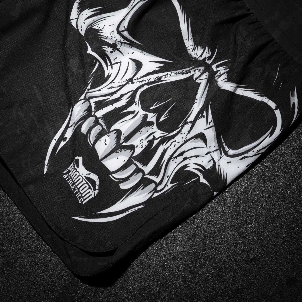 Phantom Athletics MMA Shorts Fusion-R - Schwarz/Weiß
