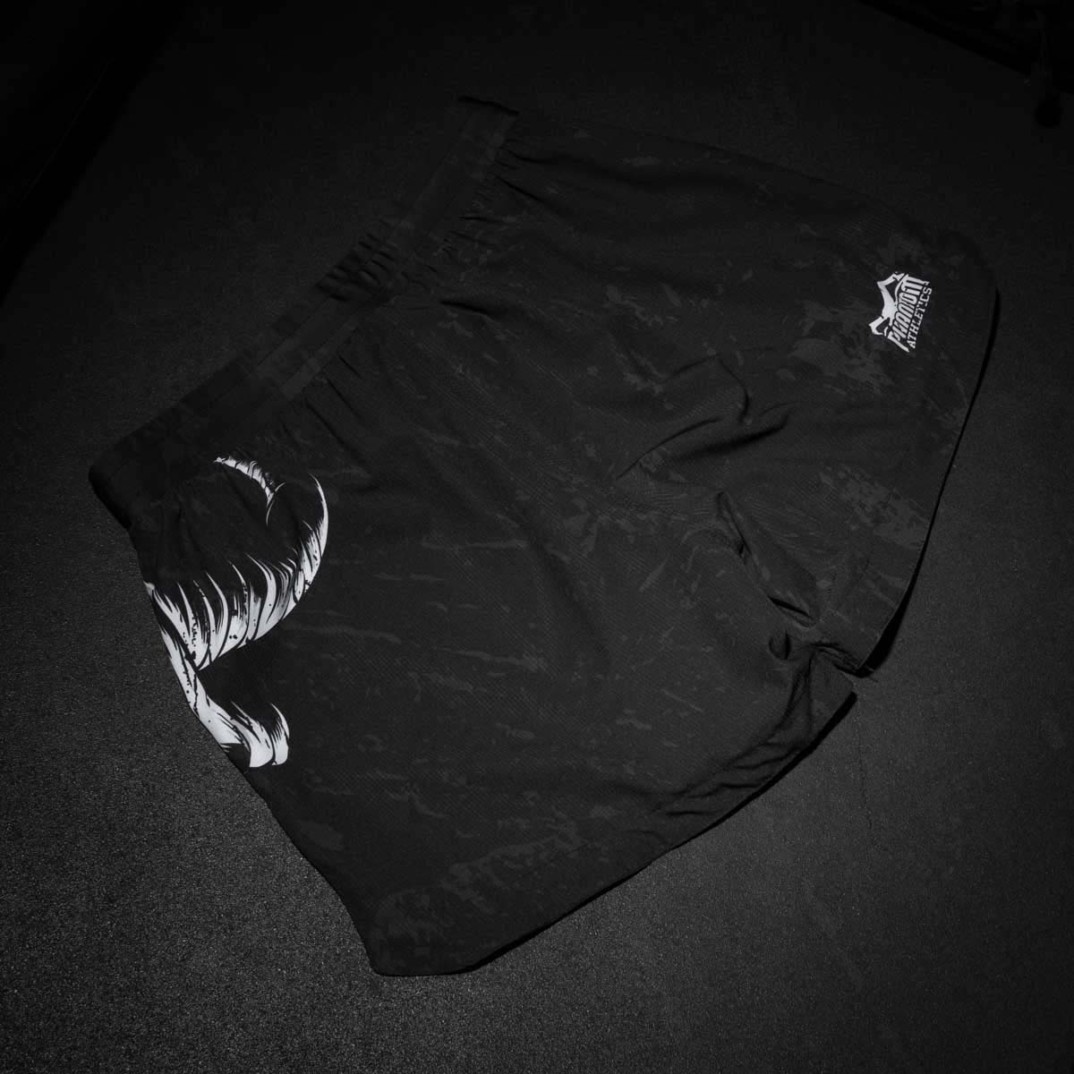 Phantom Athletics MMA Shorts Fusion-R - Schwarz/Weiß