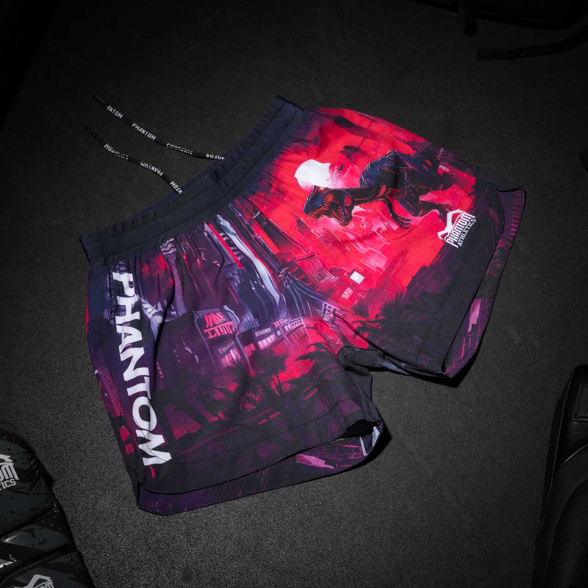 Phantom Athletics MMA Shorts FUSION-R - Lila/Blau
