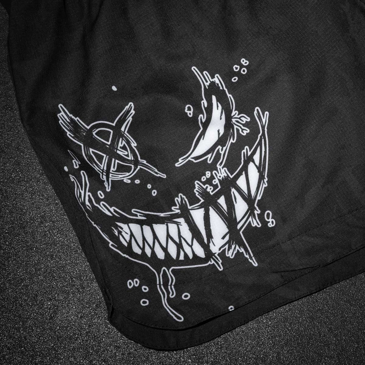 Phantom Athletics MMA Shorts Fusion Two Serious - Schwarz